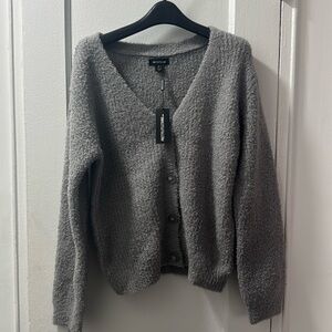 Prettylittlething gray cardigan